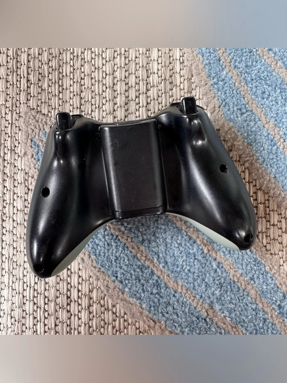 OEM Microsoft Xbox 360 Wireless Controller Black & Grey Battery